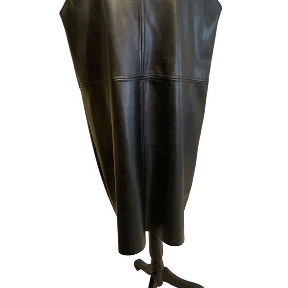 Evereve Elodie Shift Dress faux leather - Picture 8 of 12